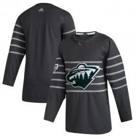 Män NHL Minnesota Wild Tröjor Blank Grå Adidas 2020 All-Star Authentic